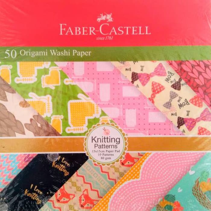 

Faber Castell Origami Washi Paper Knitting Patterns 15x15