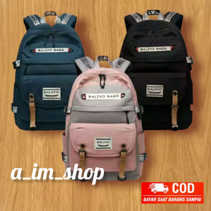 Tas Sekolah Wanita Backpack Anak Perempuan Ransel SD SMP SMA Keren