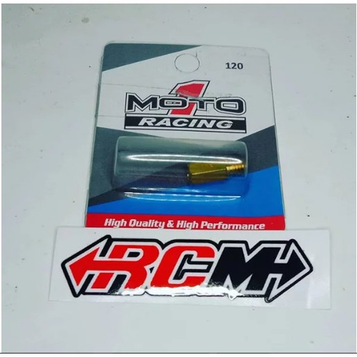MAIN JET MAINJET MJ KARBU CARBU PWK UK 120 ORI ORIGINAL MOTO1 MOTO 1 RACING PARTS