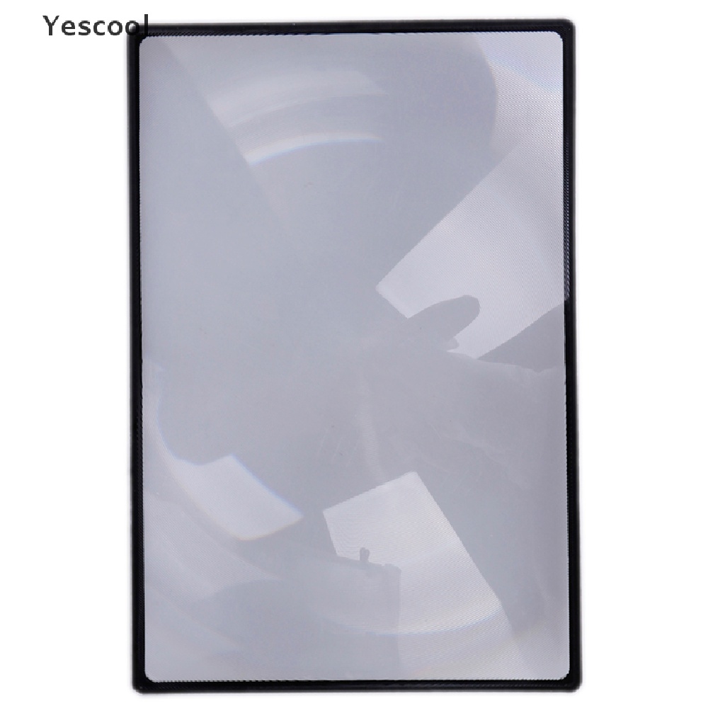 Yes Kaca Pembesar A5 X3 Bahan PVC Untuk Membaca Buku