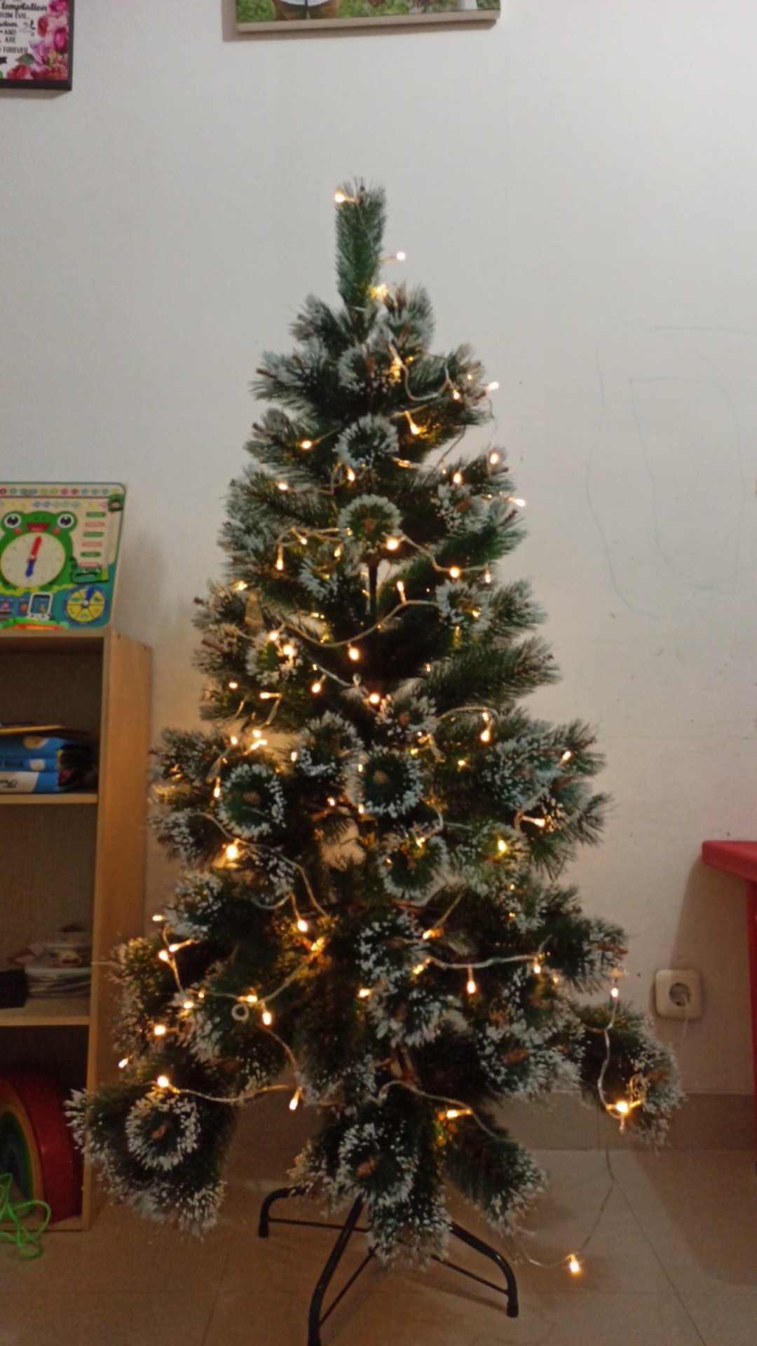 Pohon Natal Jarum Premium Tinggi 1.5 Meter 150 Cm 5 Feet Ft Tipe Pine Christmas Tree