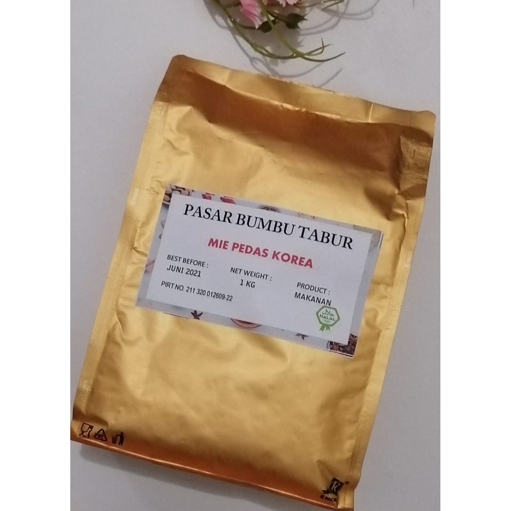 

BUMBU TABUR MIE PEDAS KOREA 1 KG BUBUK MAKANAN ENAK MURAH HALAL