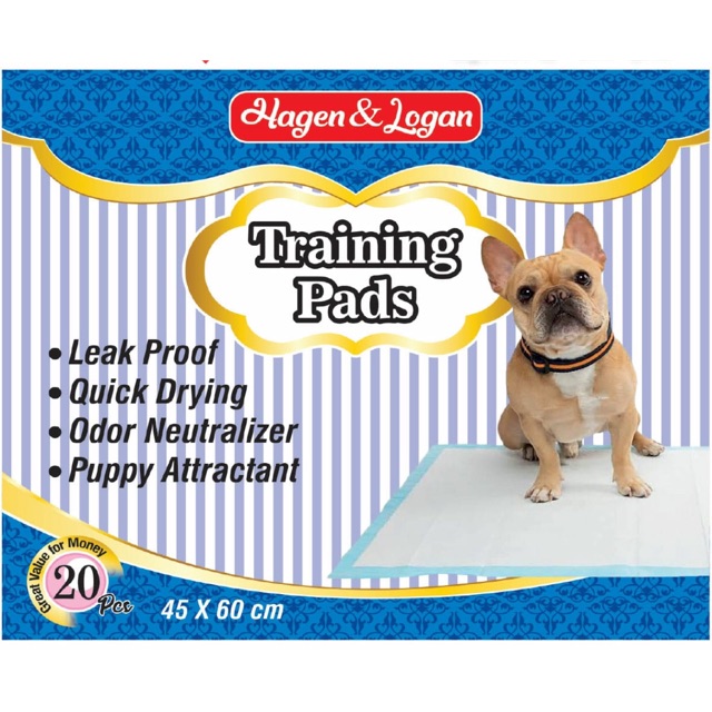 Hangen Logan Training Pads/alas perlak pampers anjing isi 20