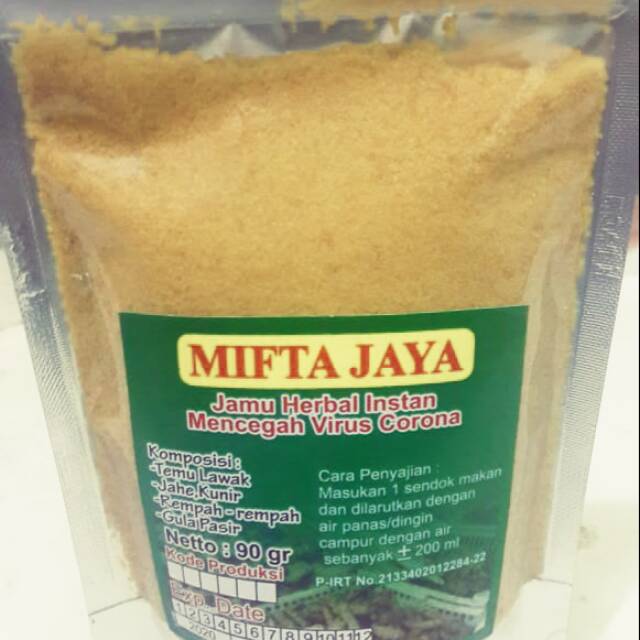 

JAMU HERBAL INSTAN MENCEGAH VIRUS CORONA