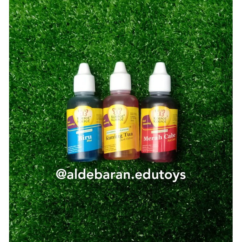 

3 PCS PEWARNA MAKANAN WARNA PRIMER