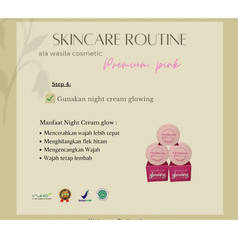 CREAM GLOWING PREMIUM WA BEAUTY