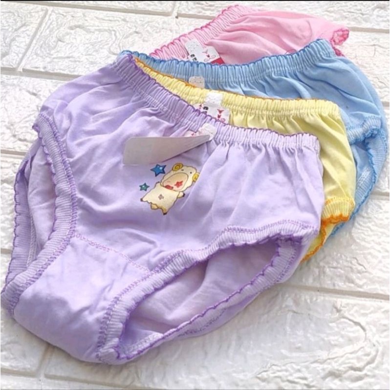 12 Pcs/Beee_91/Celana Anak Lusinan Perempuan Sakura/Lili