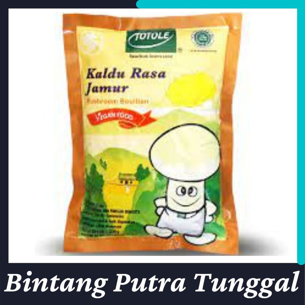 

Totole kaldu jamur 200gr 200g 200 gram bumbu totole rasa jamur non msg penyedap rasa Halal MUI BPOM