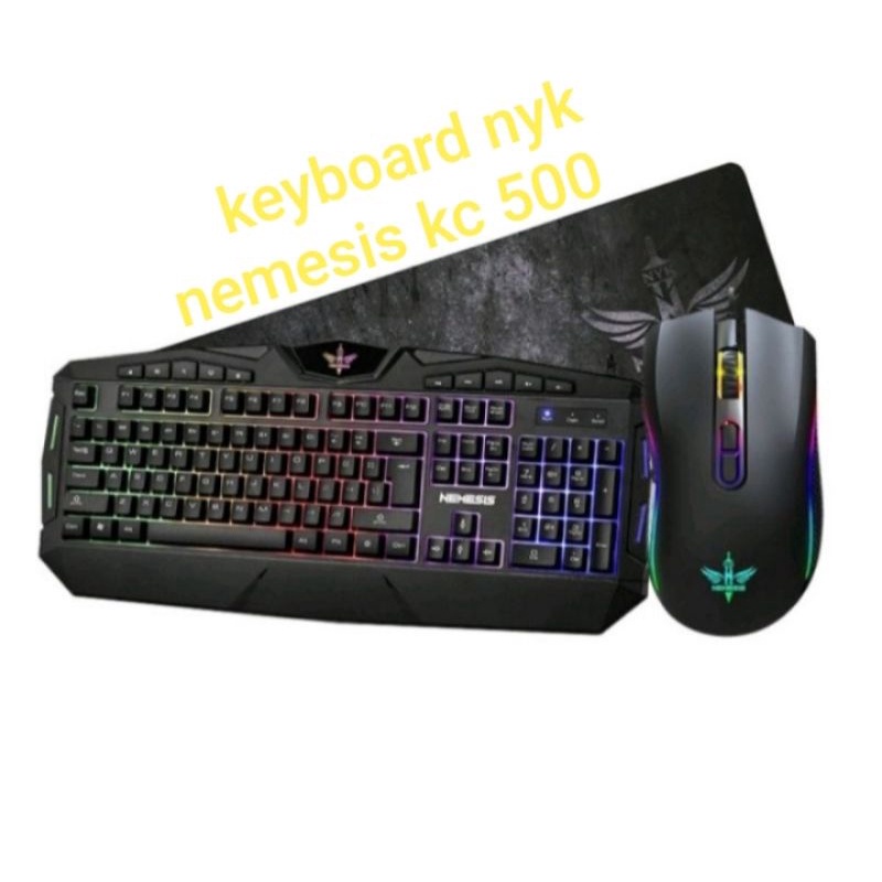 keyboard gaming combo NYK Kc 500 keyboard nemesis basillsk KC- 500