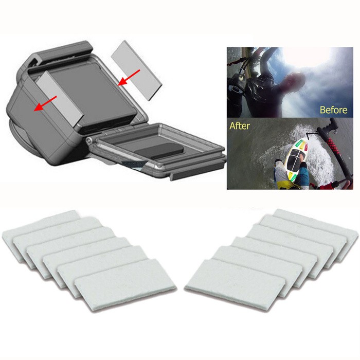 Anti Embun Fog  1 pack isi 12 drying Insert Waterproof Xiaoyi Xiaomi Yi GoPro SJCam