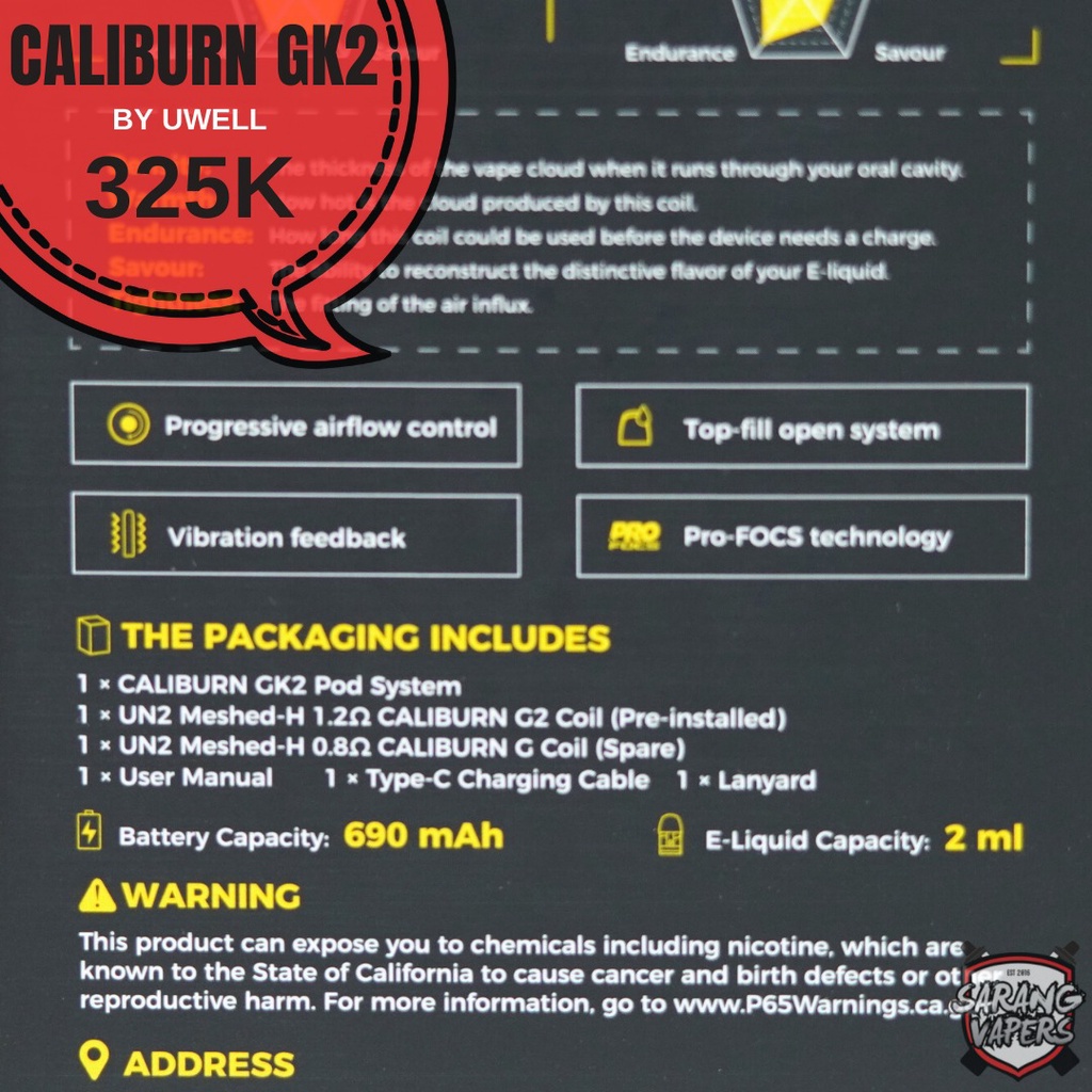 UWELL CALIBURN GK2 POD AUTHENTIC BY UWELL-4