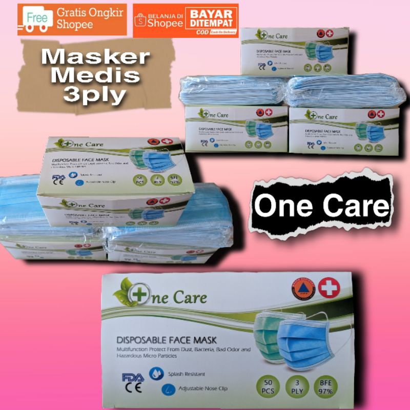 Masker One Care 3ply
