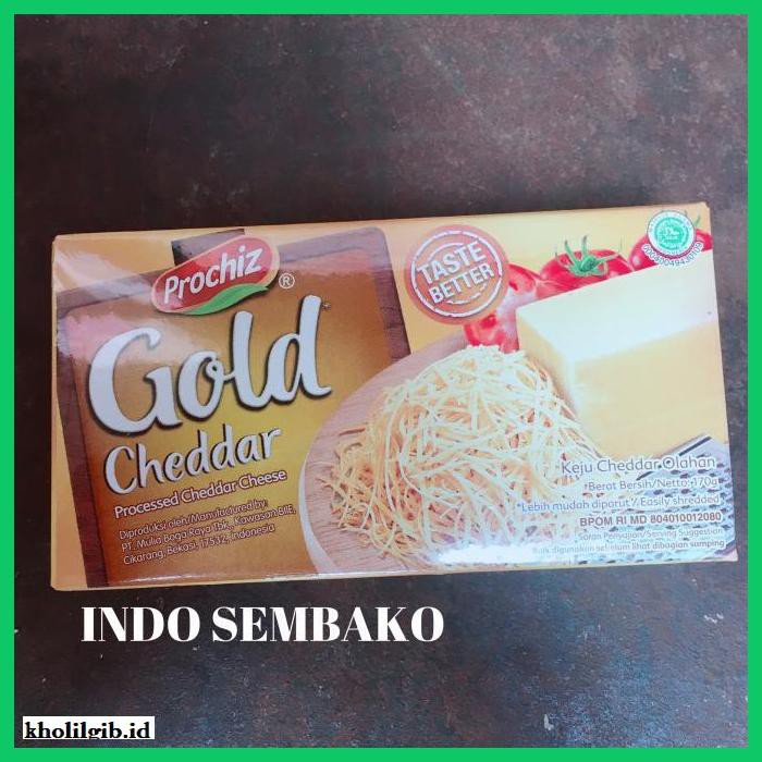 

Ujekujek- Keju Prochiz Gold 170Gr Cheddar / Keju Procis Gold / Keju Batang -Original.