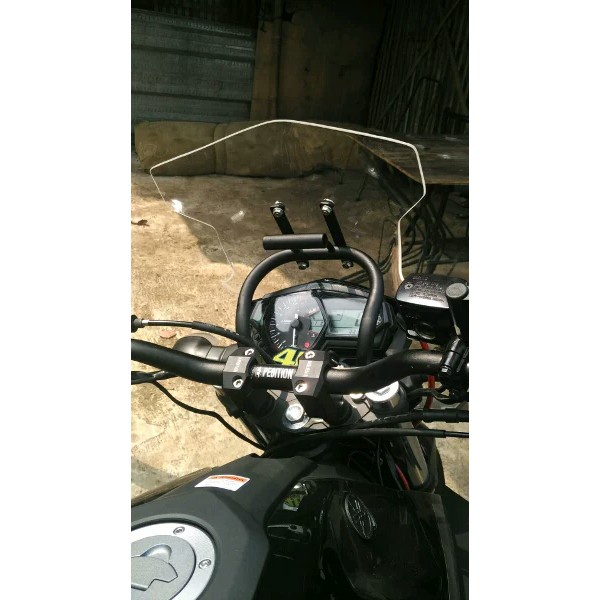 Bracket Pangkon Visor Windshield Pulsar 200 NS Bandit GSX S Inazuma