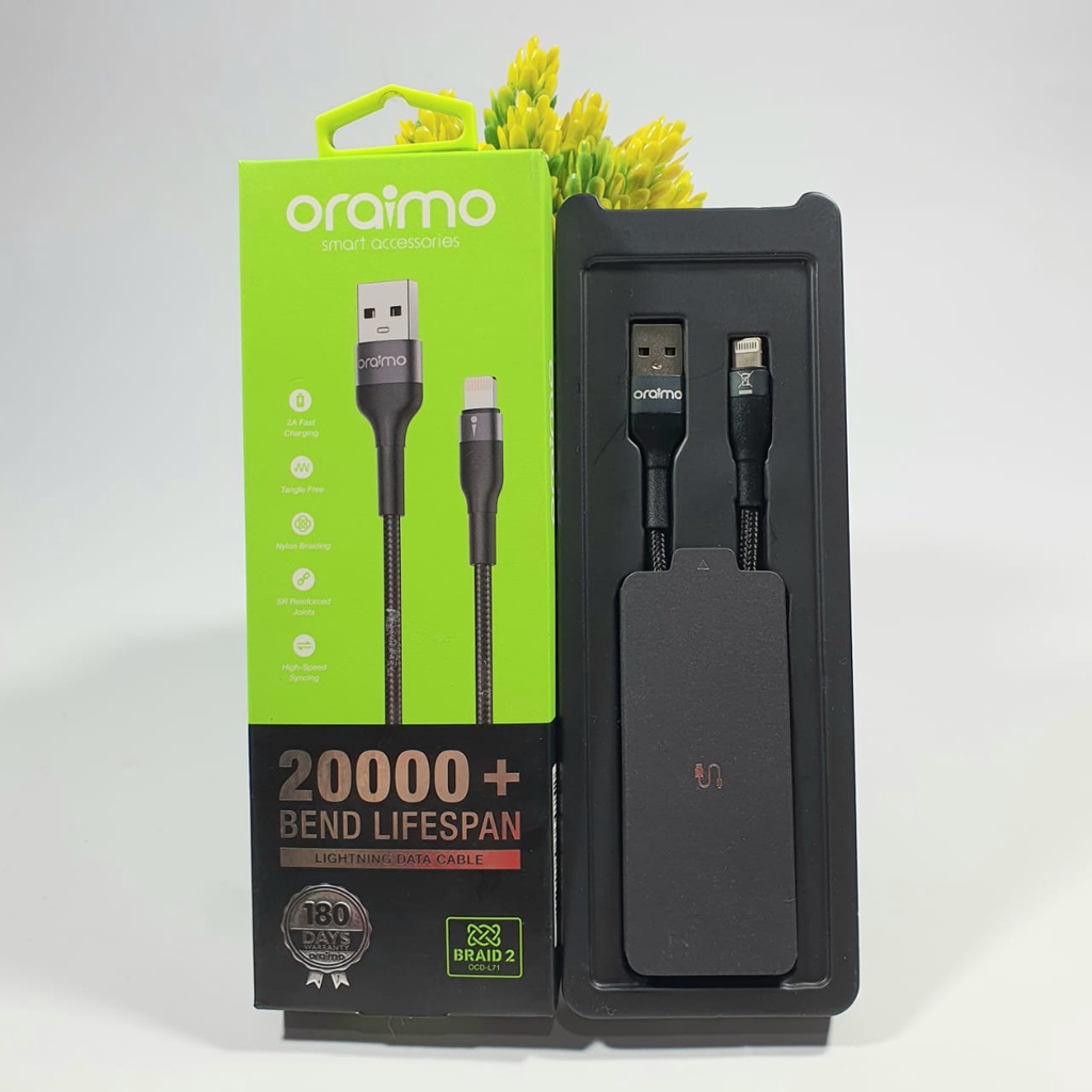Oraimo Kabel Data Iphone Lightning USB Cable Fast Charging   OCD-L71