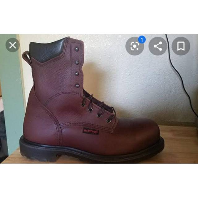 Safety Shoes Redwing's 2408 MEN'S SUPERSOLE INCH BOOT ORIGINAL USA