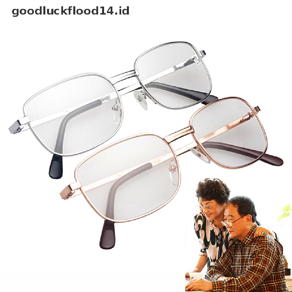 [OOID] Metal Anti-fatigue Reading Glasses Eyewear Eyeglasses +1.0 to 4.0 Diopter New ID