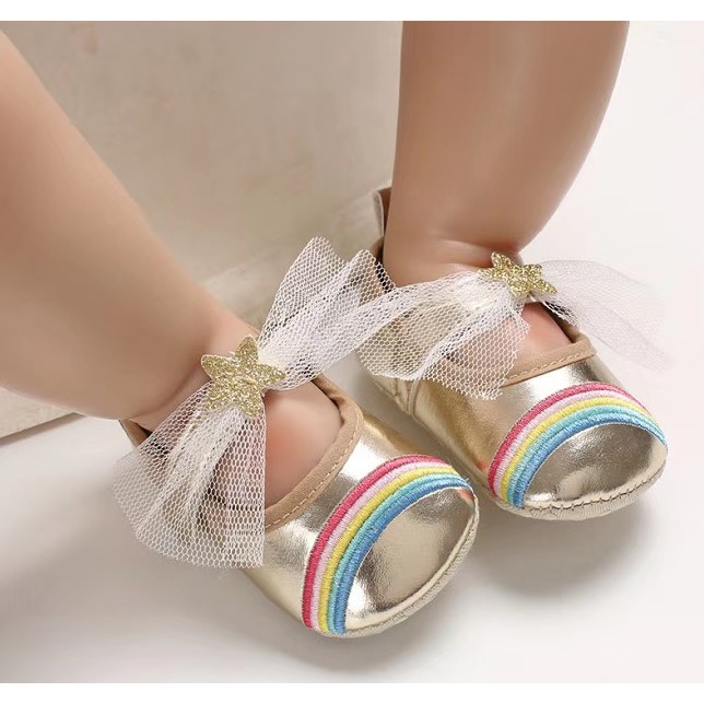 HappyOliver C549 RAINBOW Sepatu prewalker bayi dan anak perempuan