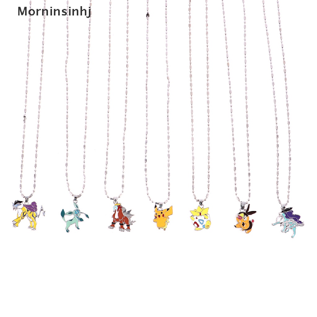 Mornin Mainan Liontin Kalung Kartun Figure Anime Pokemon Untuk Hadiah Ulang Tahun Anak id