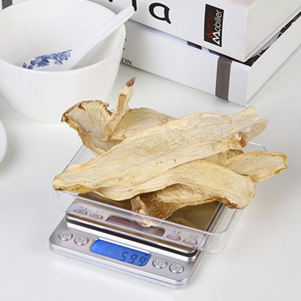 Timbangan Kopi Dapur Digital Scale 2kg 0.1g - Perak