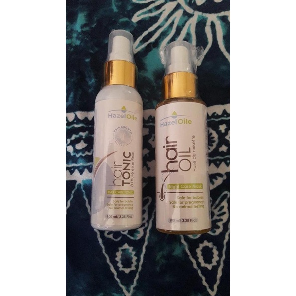 Paket HazelOile Hair Tonic & Night Care Mask Merawat Merangsang Pertum