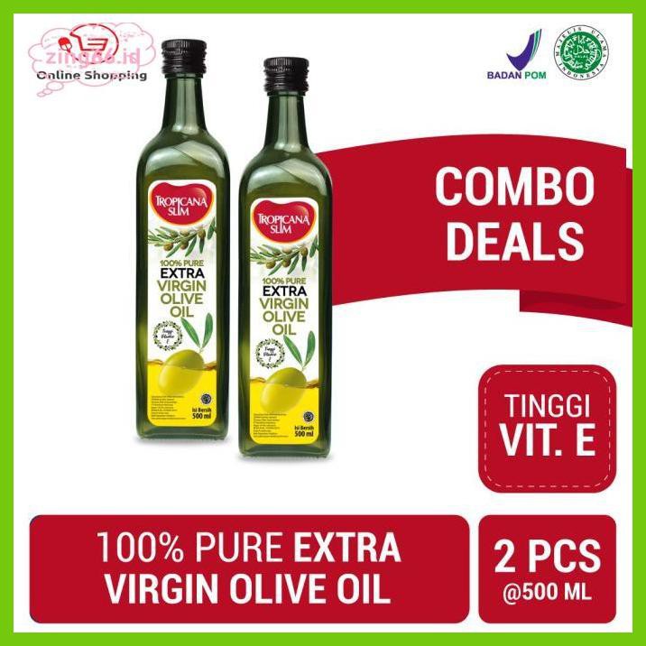 

4R6Ey46- Twin Pack: Tropicana Slim Extra Virgin Olive Oil 500Ml R7Eye59-