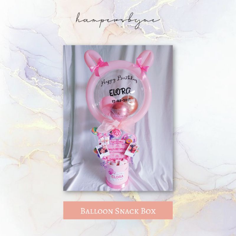 

hampersbyme Balon Snack