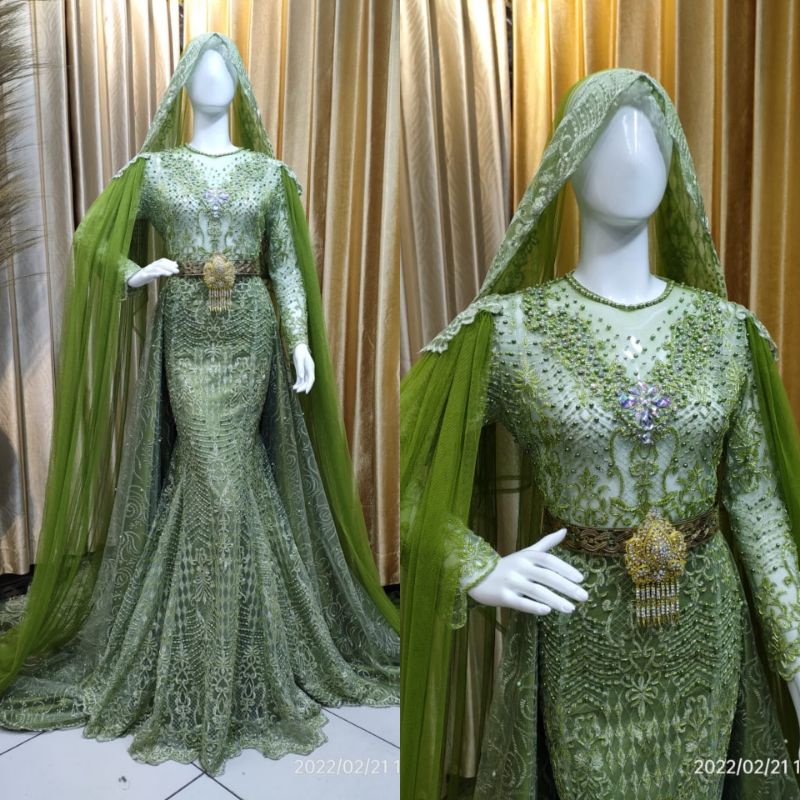 ad_GAUN PENGANTIN SLIM DUYUNG //GAUN MODREN //GAUN KEKINIAN //GAUN DUYUNG