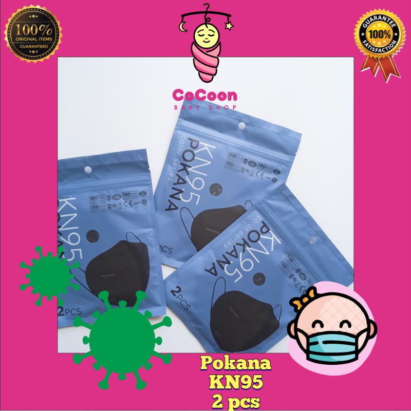 Masker Medis Pokana KN95 Sachet 2 pcs Asli Original