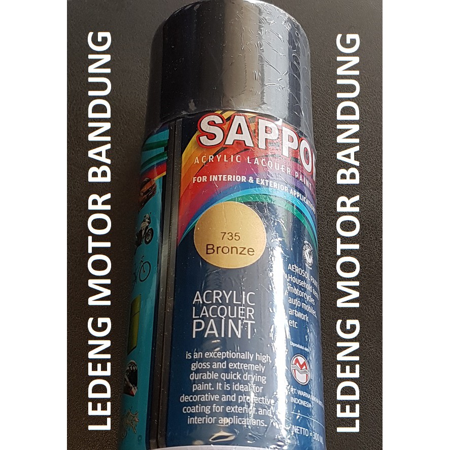 Sapporo 735 Bronze Standar Cat Semprot Saporo Paint