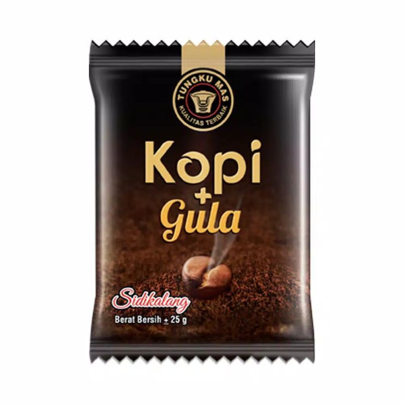 

Kopi + Gula Sachet Tungku Mas 10x25gr