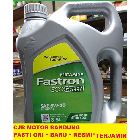 OLI Pertamina FASTRON ECO GREEN 5W 30 OLI MOBIL LCGC BRIO AGYA AYLA KARIMUN DATSUN MARCH CALYA SIGRA