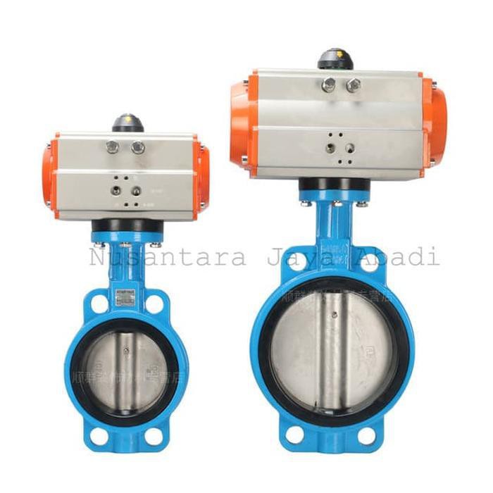 Butterfly Pneumatic Valve Actuator 10 " inchi Double Acting DN 250