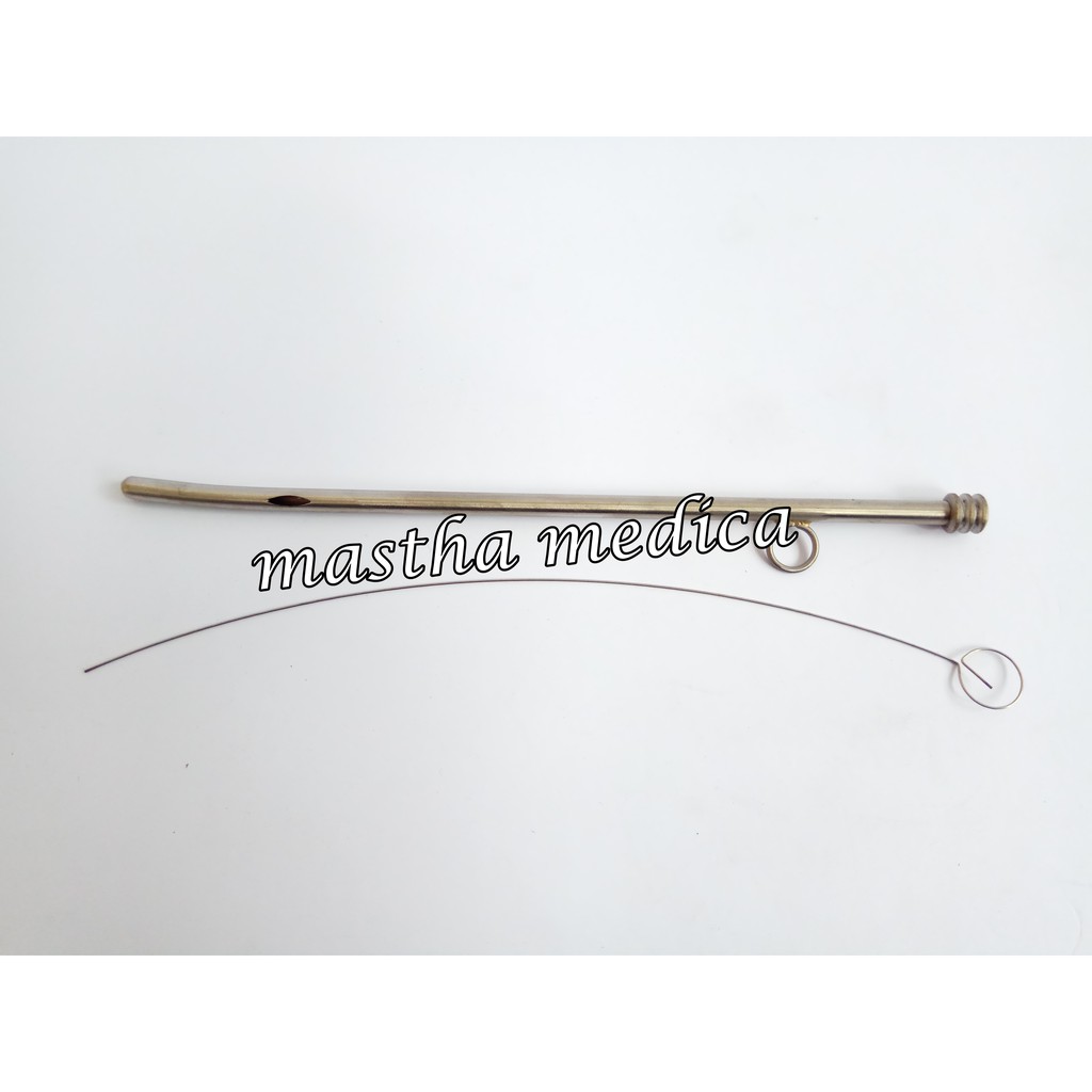 Metal Kateter Urine Cateter stainless steel Catheter 12FR Arugamed
