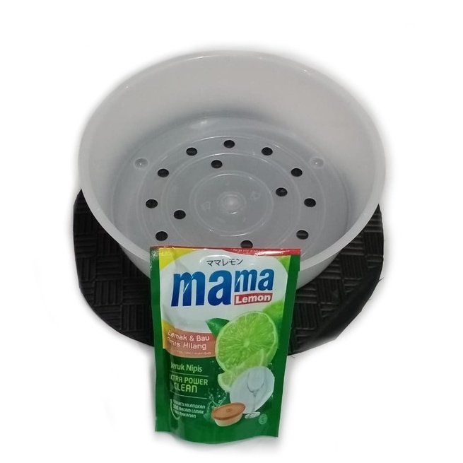 2pcs Steamer Kukusan Magic com 1,8 Liter 22,5 Cm Sarangan Magic com  GRATIS 1Pcs Mama Lemon / Kukusa