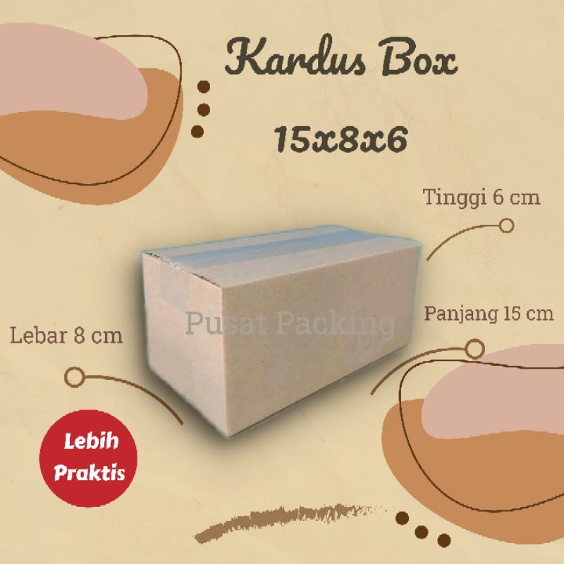 Kardus packing kecil 15x8x6 cm