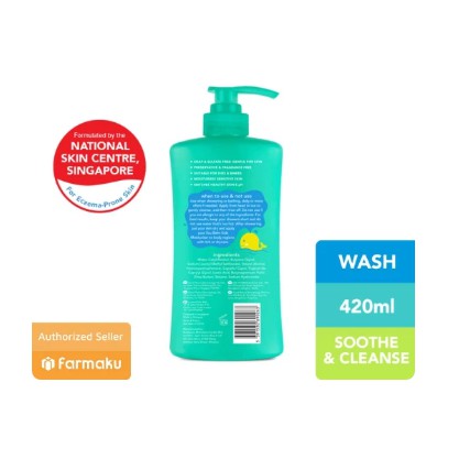 Suu Balm Body Wash Baby Kids Dry Itchy Sensitive 420 Ml