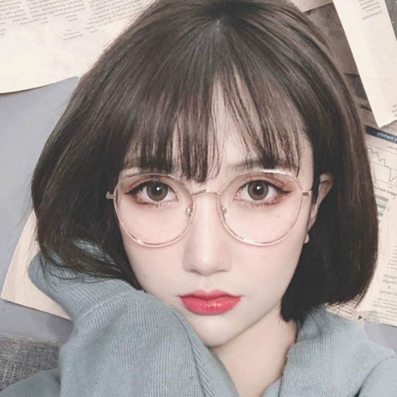 Kacamata Anti Radiasi Gaya Bentuk Metal Frame Fashion Glasses Wanita Pria