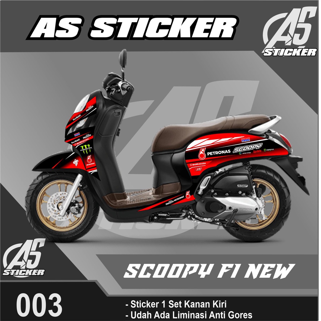 003 Striping Scoopy New 2020 - Striping Scoopy Petronas