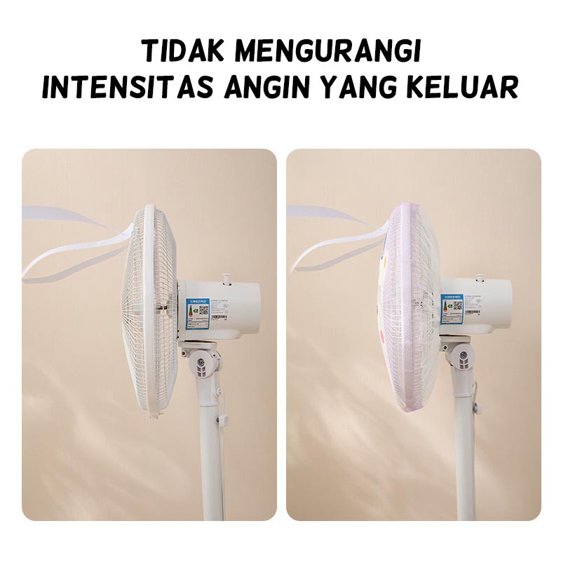 Jaring Penutup Pelindung Kipas Angin Safety Fan Cover For Child