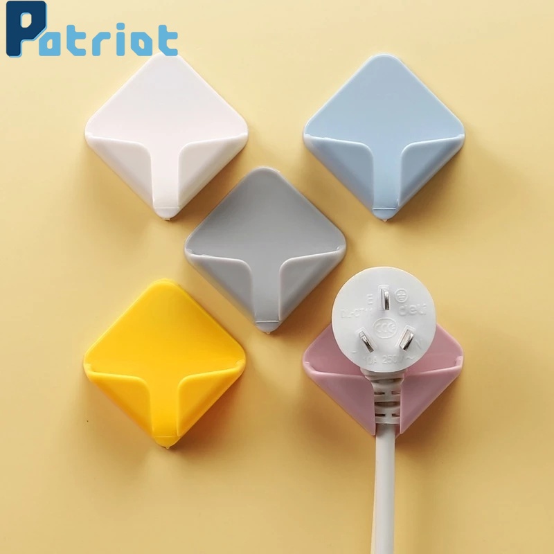 1pc Nail-free Plug Storage Hook for  Power Cord，Power Plug，Socket