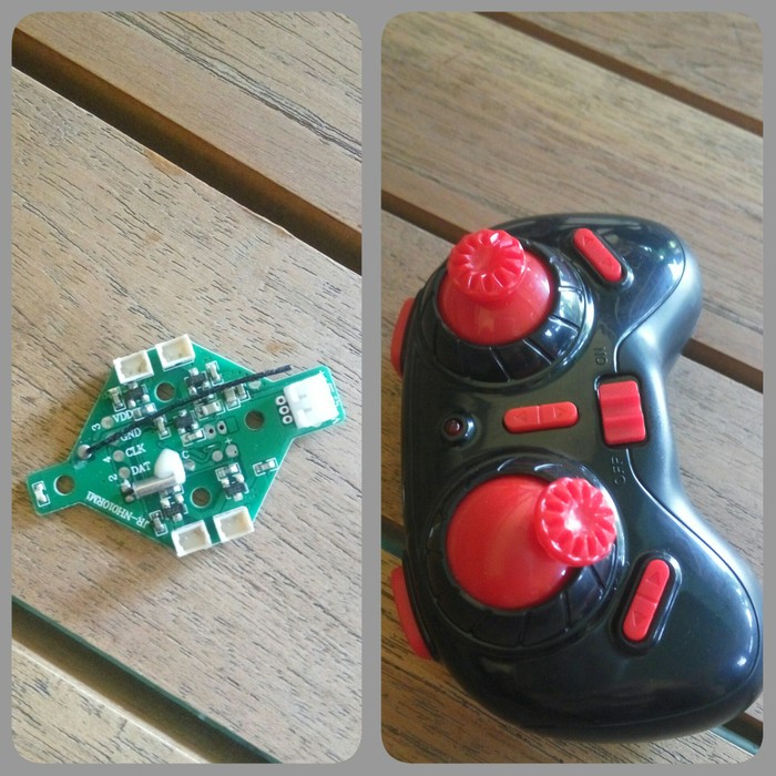 Mesin + remot transmitter mini drone nihui NH-010