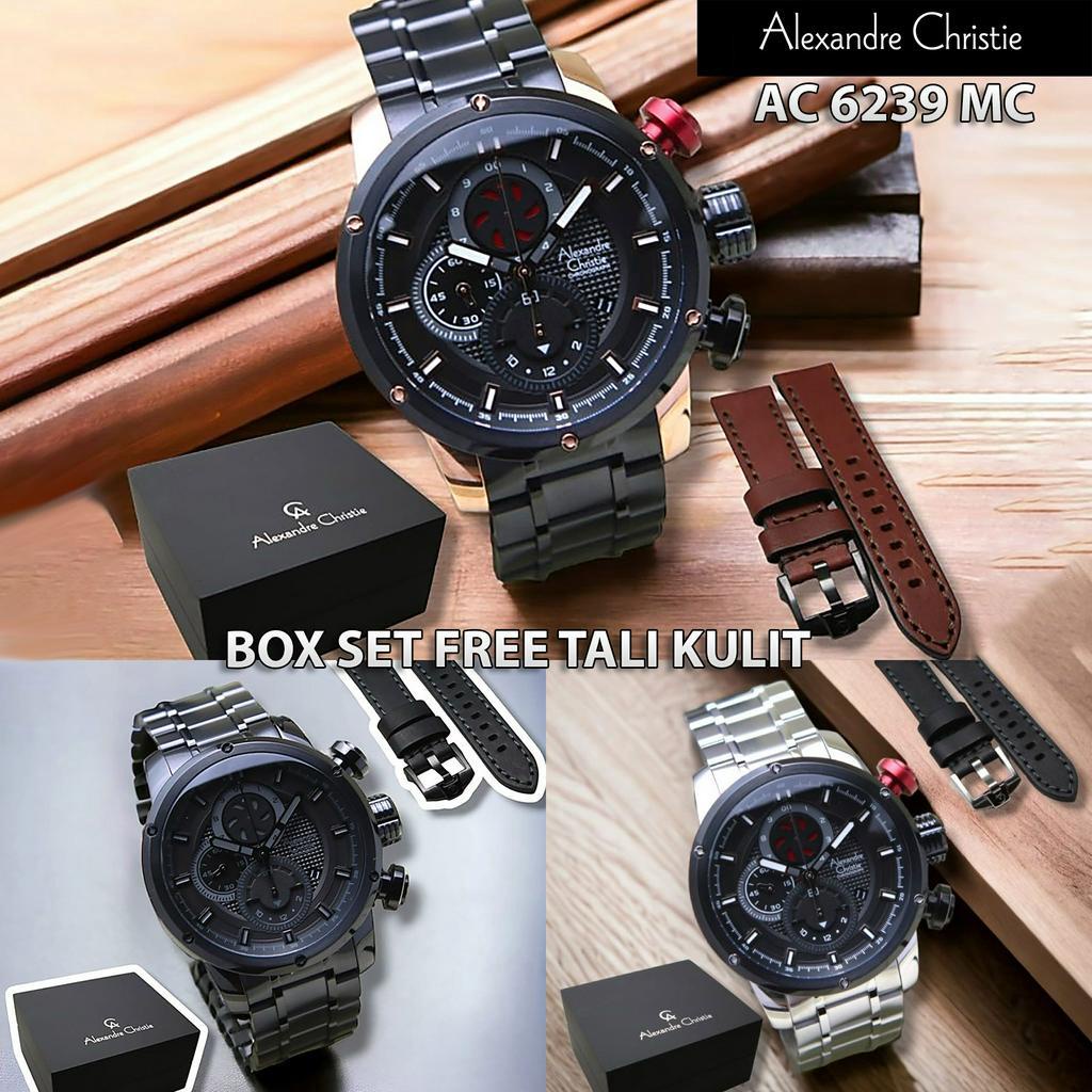 ALEXANDRE CHRISTIE PRIA AC 6239 JAM TANGAN ALEXANDER CHRISTIE PRIA ORIGINAL