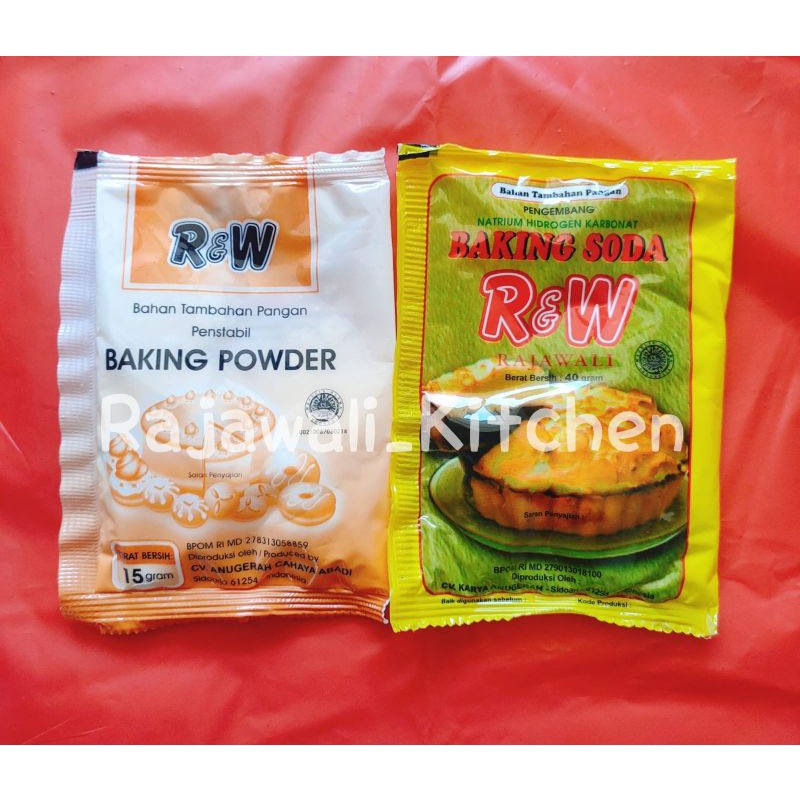 

Baking Powder Soda Kue RAJAWALI R&W Sachet