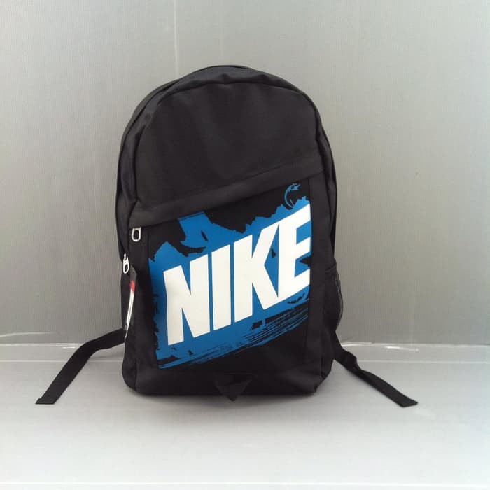 TAS RANSEL NIKE HITAM BIRU (PREMIUM QUALITY)