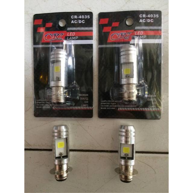 LAMPU UTAMA LED MOTOR BEBEK &amp; MATIC AC DC 12 VOLT