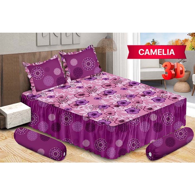 (BISA COD) SPREI BONITA RUMBAI UK 180*200 CM