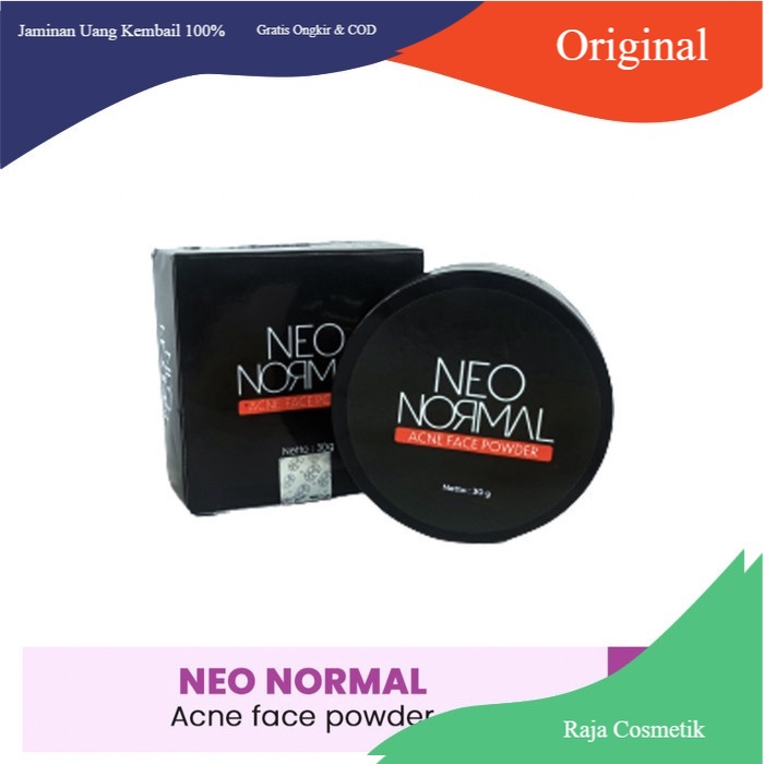 NEO NORMAL Acne face powder / Bedak jerawat / Loose Powder - 1 pcs