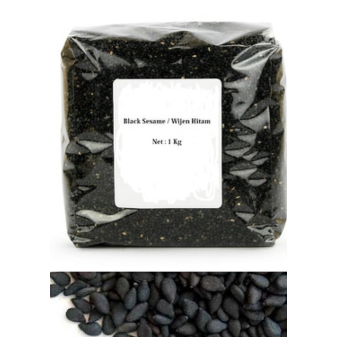 

Organic Black Sesame Seed / Wijen Hitam - 100 Gram