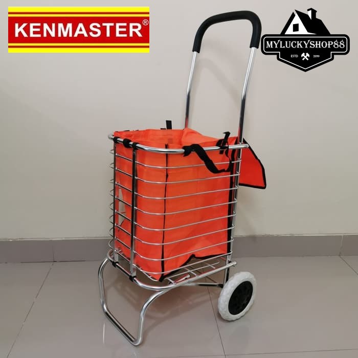 Kenmaster Kent KT-3002 Trolley Cart Aluminium Bag - Trolly Keranjang - Troli